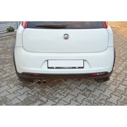 Накладки сплиттеры боковые на задний бампер на Fiat Grande Punto Abarth